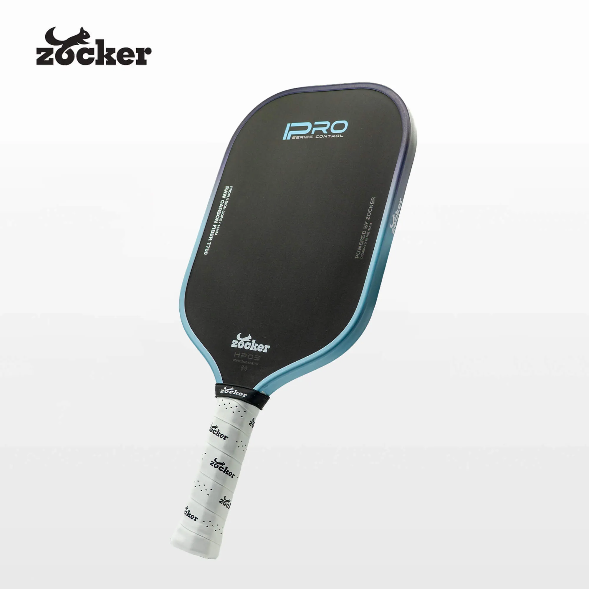 Vợt Pickleball Zocker Happy HP05 Pro Series Control Xanh/Đen