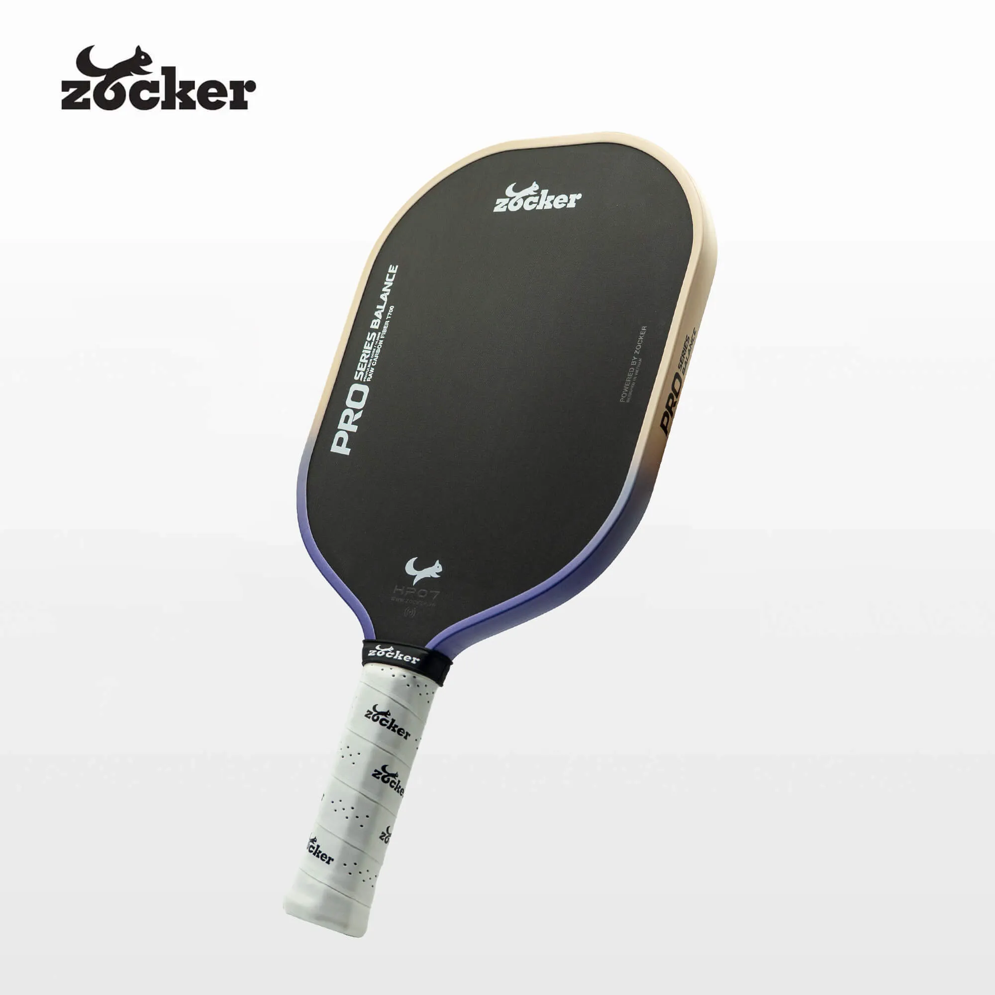 Vợt Pickleball Zocker Happy HP07 Pro Series Balance Purple/Yellow