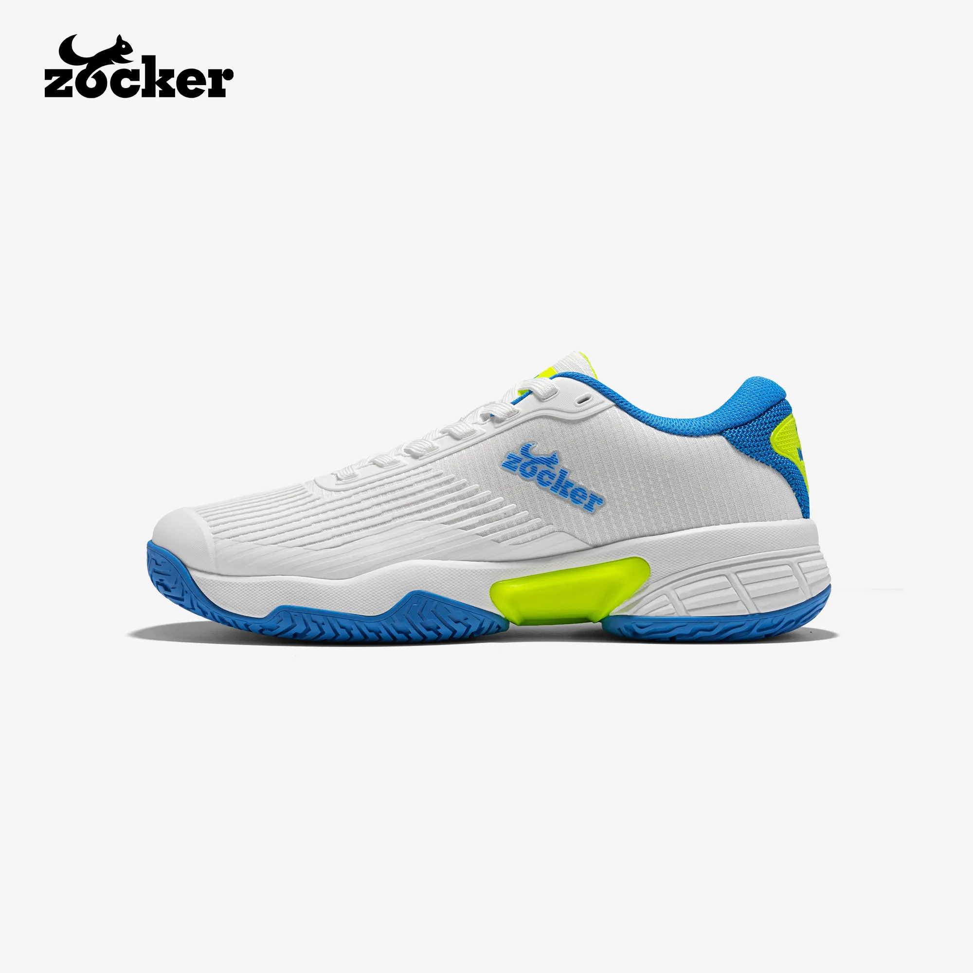 Giày Pickleball Zocker NeoFlex Trắng xanh