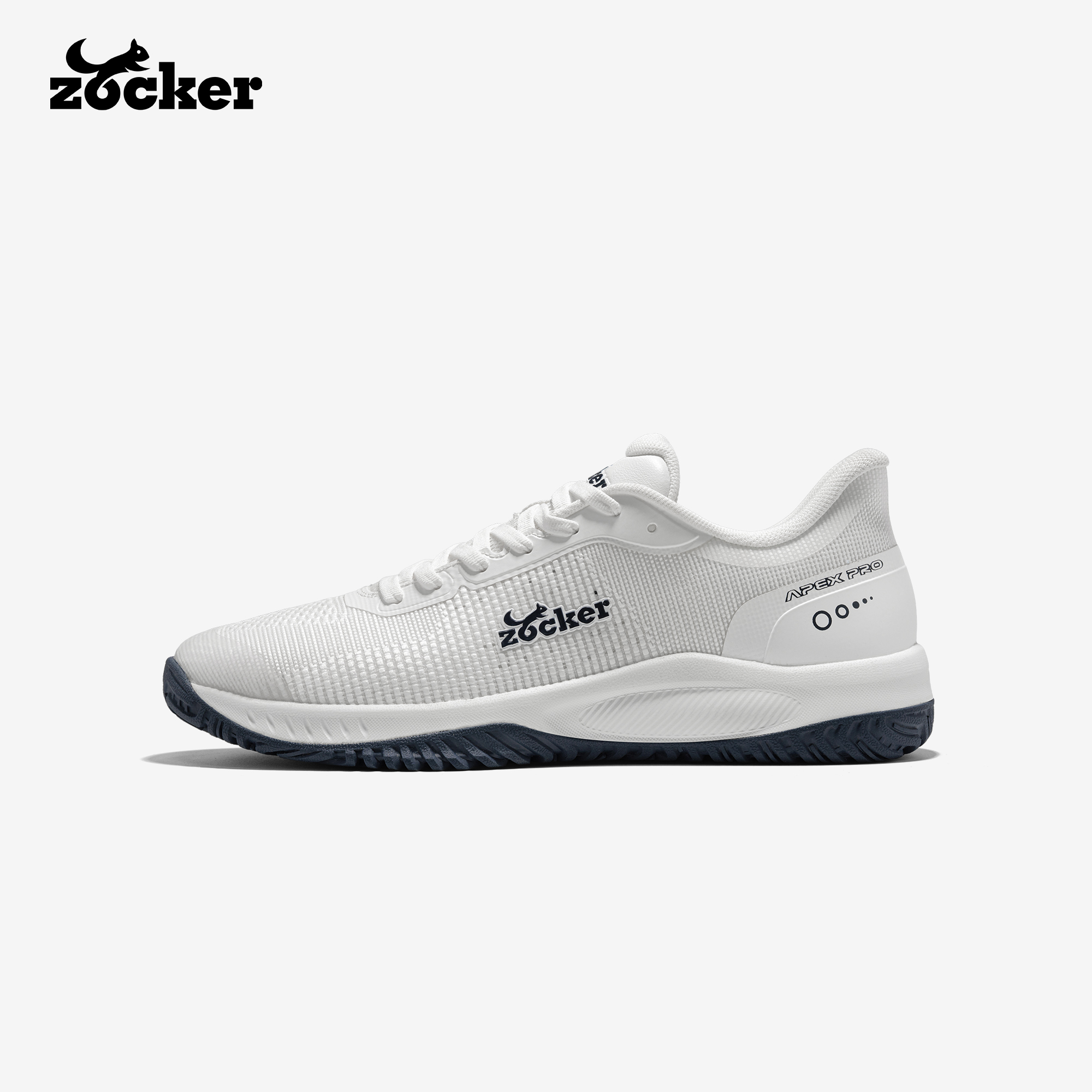 Giày Pickleball Zocker Apex pro Trắng xanh