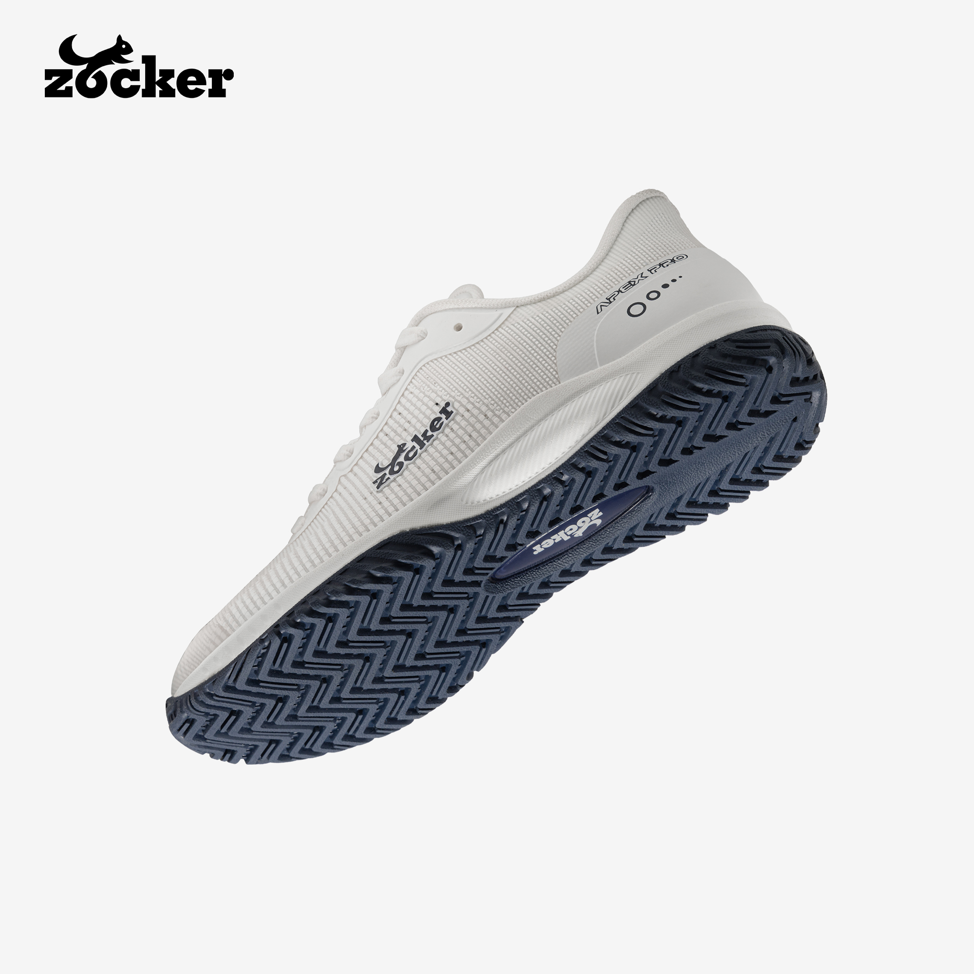 Giày Pickleball Zocker Apex pro Trắng xanh