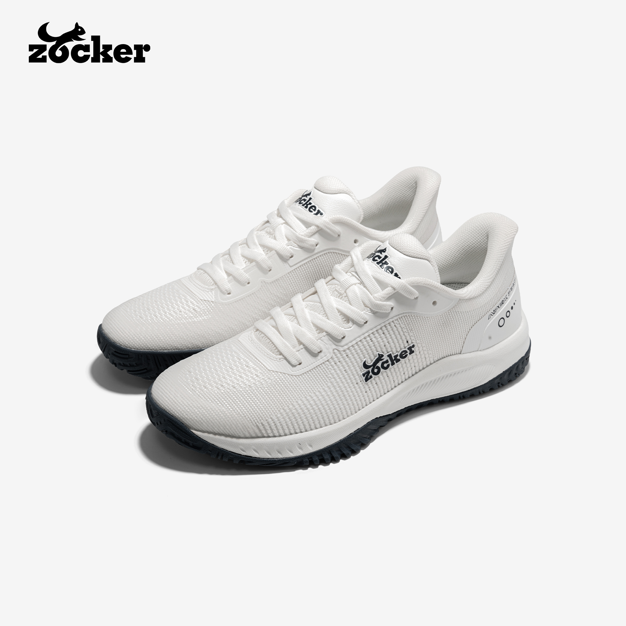 Giày Pickleball Zocker Apex pro Trắng xanh